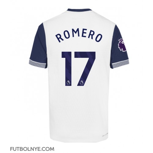 Camiseta Tottenham Hotspur Cristian Romero #17 Primera Equipación 2024-25 manga corta